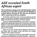Click to download the ADR Article 'ADI recruited Koos de Wet' as a 180KB PDF